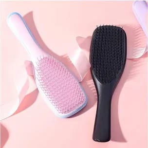Kit 5 - Escovas Mágicas Raquete pra cabelo - Anti Frizz - De Desembaraçar Cabelo